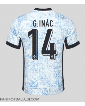 Portugalia Goncalo Inacio #14 Tricou Fotbal Replică European 2024 Barbati Deplasare